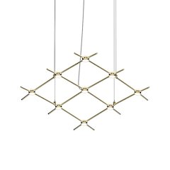 Constellation Pendant, Satin Brass