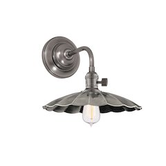 Heirloom Wall Sconce, Historic Nickel