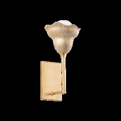 Alora Wall Sconce, Vintage Gold Leaf