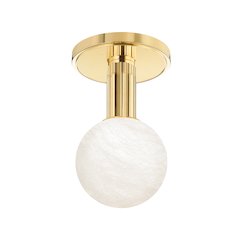 Murray Hill Flush Mount, Aged Brass