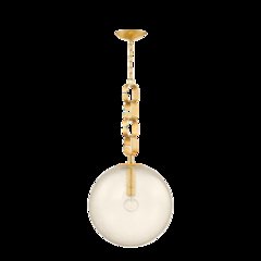 Nessa Pendant, Vintage Brass