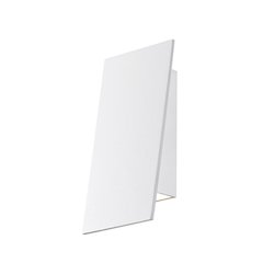 Angled Plane Wall Sconce, Texture White