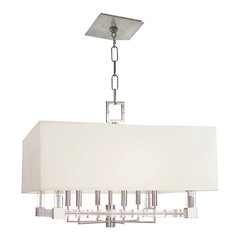 Alpine Chandelier In Polished Nickel Color