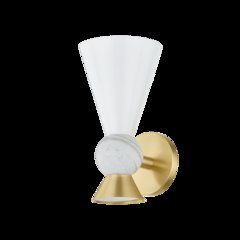 Mona Wall Sconce, Aged Brass