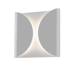 Folds Wall Sconce, Textured Gray