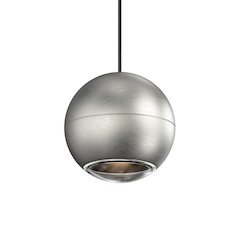 Hemisphere Pendant, Natural Anodized