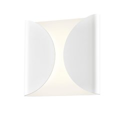 Folds Wall Sconce, Texture White