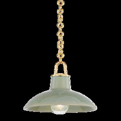 Pottersville Pendant, Aged Brass