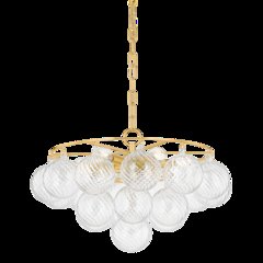 Mimi Chandelier, Aged Brass