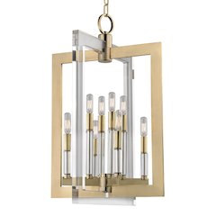 Wellington Pendant, Aged Brass