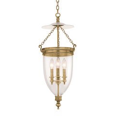 Hanover Pendant, Aged Brass