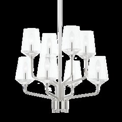 Kayla Chandelier, Polished Nickel