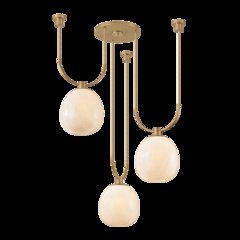 Jove Chandelier, Patina Brass