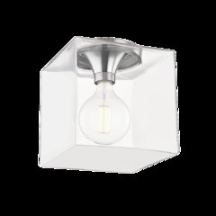 Grace Flush Mount, Polished Nickel