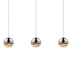 Grapes Pendant, Polished Chrome