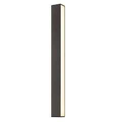 Sideways Wall Sconce, Textured Bronze