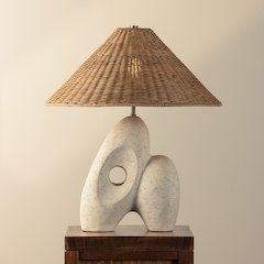 Nairn Table Lamp, Vintage Gold Leaf