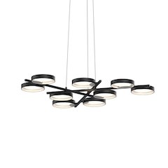 Light Guide Ring Pendant, Satin Black