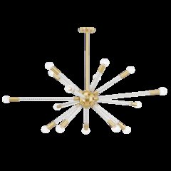 Pippin Chandelier, Aged Brass