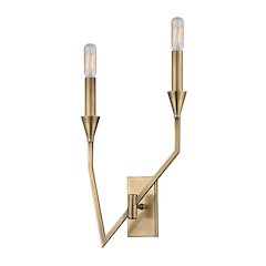 Archie Wall Sconce, Aged Brass