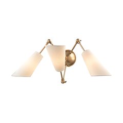 Buckingham Wall Sconce, Aged Brass