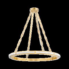 Wingate Chandelier, Aged Brass