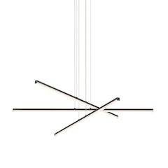 Stix Pendant, Satin Black