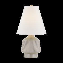 King Table Lamp, Aged Brass