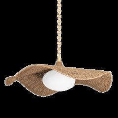 Levene Chandelier, Vintage Gold Leaf