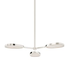 Patras Chandelier, Burnished Nickel