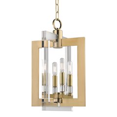 Wellington Pendant, Aged Brass