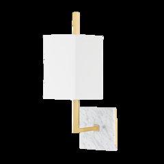 Mikaela Wall Sconce, Aged Brass