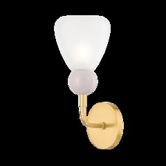 Doreen Wall Sconce, Aged Brass
