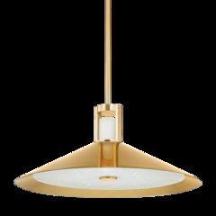 Clermont Pendant, Aged Brass