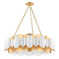 Banks Chandelier, Gold Leaf