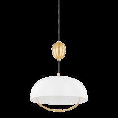 Liliana Pendant, Aged Brass