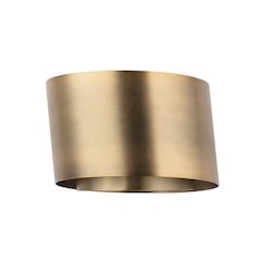 Roux Wall Sconce, Patina Brass