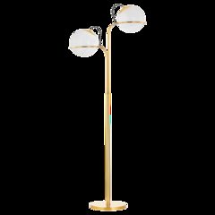 Hingham Floor Lamp, Aged Brass