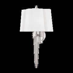Oyster Bay Wall Sconce, Polished Nickel