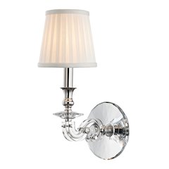 Lapeer Wall Sconce, Polished Nickel