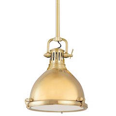 Pelham Pendant, Aged Brass