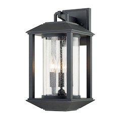 Mccarthy Exterior Wall Sconce, Forged Iron