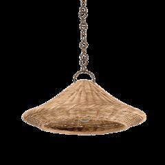 Baychester Pendant, Bronze Leaf