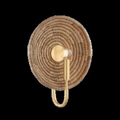 Ashby Wall Sconce, Aged Brass