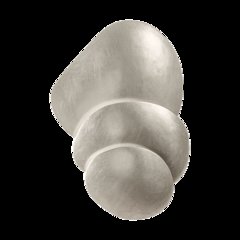 Akemi Wall Sconce, Warm Silver Leaf