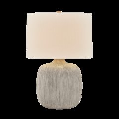 Keagan Table Lamp, Patina Brass