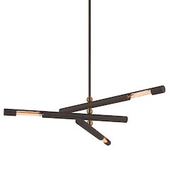 Hendrix Chandelier, Bronze