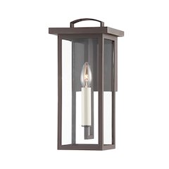 Eden Exterior Wall Sconce, Textured Bronze