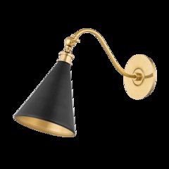 Osterley Wall Sconce, Aged Brass, Distressed Bronze
