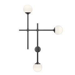 Sabon Wall Sconce, Satin Black